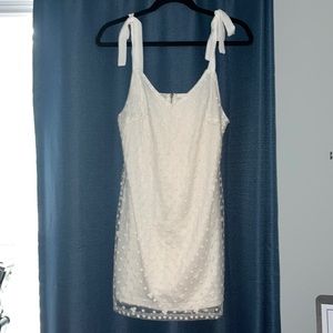 Francesca’s White Mini Dress